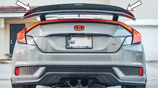 Caruse Design Aero Flap Install - 10th Gen Civic Si Coupe