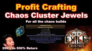 [POE 3.21] Profit Crafting Medium Cluster Jewels for Chaos Builds | Profit Crafting