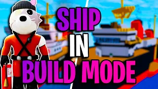 We Recreated SHIP CHAPTER 8 In Piggy Build Mode!!!