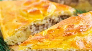 ЗАЛИВНОЙ ПИРОГ 🥧 с мясом ,грибами и сыром .Самое вкусное тесто .Самый быстрый рецепт пирога .