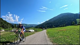 45 minute Indoor Cycling Workout Alps South Tyrol Italy 4K Video