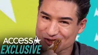 Mario Lopez Breaks A Sweat In 'Hot Ones' Challenge With Sean Evans