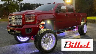 $12,000 26x14 Amani Forged on 38s! 2019 Duramax 9 Inch Pro Comp Lift | MUST WATCH!