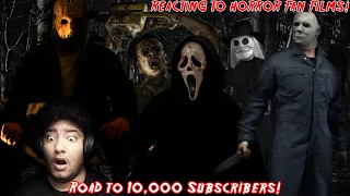 Reacting To Horror Fan Films! *ROAD TO 10,000 SUBSCRIBERS*