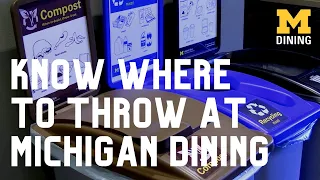 Know Where to Throw at Michigan Dining