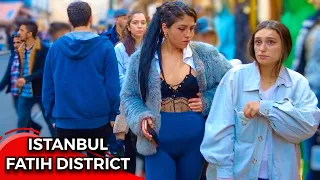 Fatih District Istanbul 2022 October Walking Tour|4k UHD 60fps  32:00 Min Full Türkiye