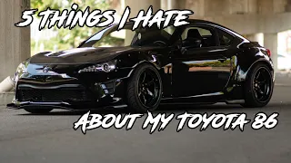 5 Things I Hate About My Toyota 86 (After 4 Years of Ownership)