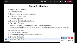 #Atlanta City Council Full Council Meeting: October 4, 2021 #atlpol