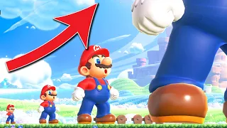 Super Mario Bros Wonder: Biggest Possible Mario, Luigi, Princess Peach, Toad!!