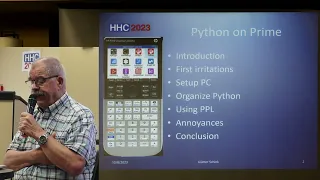 HHC 2023: Python on Prime: A Personal Experience (Günter Schink)