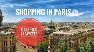 🇫🇷Shopping in Paris, Galeries Lafayette  Walking Tour