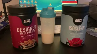 ESN Designer Whey & Isoclear Review (Cinnamon Cereal & Raspberry