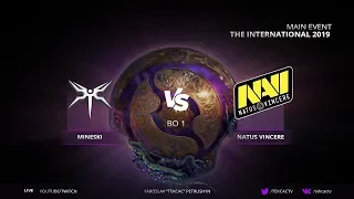 🔴 [TI9] Natus Vincere vs Mineski | Bo1 | The International 2019 LIVE