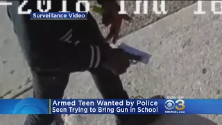 Police: Armed Teen Wanted For Trying To Bring Gun To School