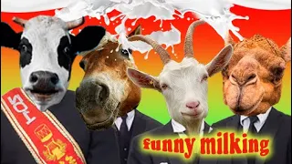 Funny Milking - #CoffinDance Meme (Astronomia Cover)