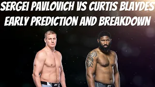 Sergei Pavlovich vs Curtis Blaydes Early Prediction and Breakdown