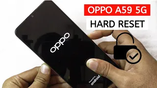 How to Hard Reset Oppo A59 5G Without Computer.