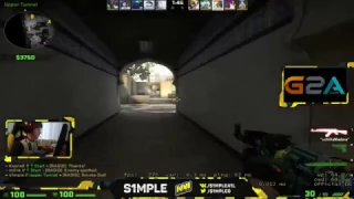 s1mple rage quits on MM!