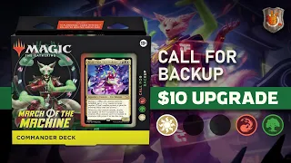 “Call for Backup” Precon Budget Upgrade - March of the Machine | The Command Zone 528 | Commander