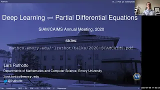 AN20: Partial Differential Equations Meet Deep Learning: Old Solutions for New Problems & Vice Versa