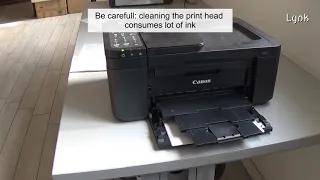 Cleaning the nozzles of a Canon inkjet Printer