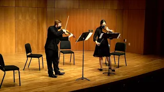 Benjamin Cork and Amanda Zhang: Halvorsen-Handel, Passacaglia for Violin and Viola