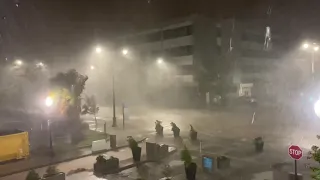 Riding Out Hurricane Sally Inside a Parking Garage (It Flooded!)