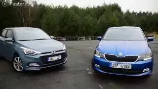 Škoda Fabia vs. Hyundai i20 - srovnávací test GARÁŽ.cz