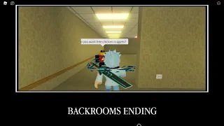 How to get the Backrooms Ending in ROBLOX NPCs are becoming smart!