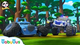 Monster Cars' Forest Exploration | Baby Panda's Crystal Cave Adventure | Monster Truck | BabyBus