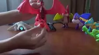 Обзор игрушек из Макдоналдса. Серия "Как приручить дракона - 2"