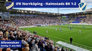 Groundhopping IFK Norrköping - Halmstads BK i Allsvenskan 10.07.2023