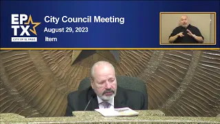 City Council Meeting 8/29/2023