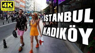 Istanbul Kadiköy  | Walking Tour In Most Popular District  7 August 2021 | 4k UHD 60fps