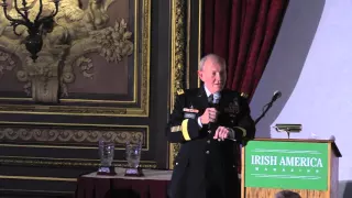 General Martin Dempsey acceptance speech at Irish America Hall of Fame 2016