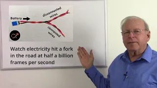 Response to: Watch electricity hit a fork in the road at half a billion frames per second.mp4