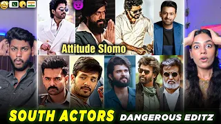 South Indian Actors Dangerous Attitude Slomo Videos🔥| Brown Munde😈| Pakistani Reaction
