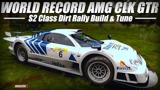 Top 50 World Record Mercedes-Benz AMG CLK GTR Dirt Rally Build with Tune | Forza Horizon 5