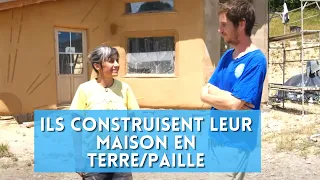 ECO-CONSTRUCTION D'UNE MAISON EN TERRE-PAILLE et VISITE D'UN ECOLIEU