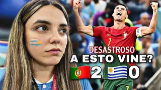 PORTUGAL 2 - URUGUAY 0 | Reacción de HINCHA URUGUAYA desde el ESTADIO EN QATAR *mundial 2022*