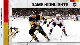 Capitals @ Penguins 3/25 | NHL Highlights 2023