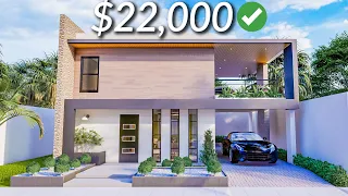 (6x7 Meters) Modern House Design | 2 Bedrooms House Tour