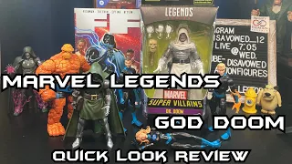 Marvel Legends Xemnu Dr. Doom God Doom Bring on the Bad Guys Wave Super Villains - Quick Look Review