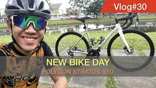 NEW BIKE DAY! Polygon Stratos S5D 2022 | Cycling in Malaysia