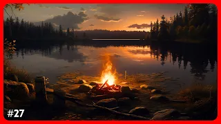 🔥 High Quality CAMPFIRE BY THE LAKE TAHOE WHITE NOISE 🔥 Great for Sleeping & Studying | 2 Hours