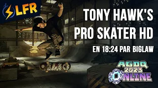 Tony Hawk's Pro Skater HD en 18:24 (All Goals) [AGDQ2023]