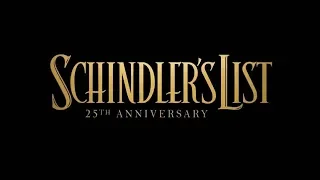Schindler's List 25°Anniversary Release December 7th,2018