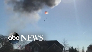 American fighter jet crashes in Maryland with live ammunition on board; no major injuries