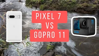 Google Pixel 7 vs GoPro Hero 11 - a quick video comparison.