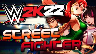 Cammy VS. Juri VS. Chun-Li | WWE 2K22 | Street Fighter Match!